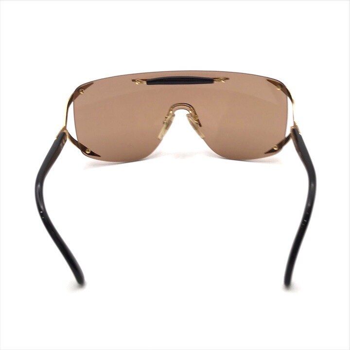 Dior Sunglasses Vintage One Shield Brown Glass Sun Present Eyewear — view 4