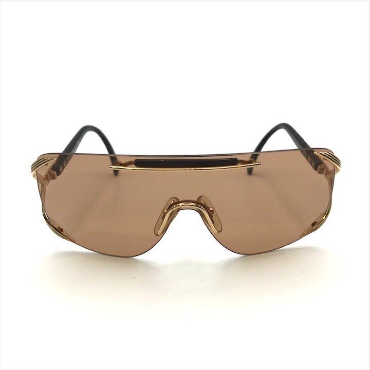 Dior Sunglasses Vintage One Shield Brown Glass Sun Present Eyewear — view 3