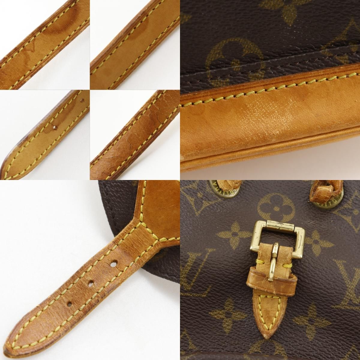 Louis Vuitton Mini Montsouris Canvas Brown Backpack — view 8