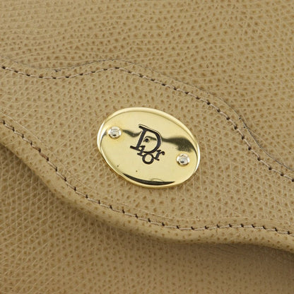 Dior Chain Shoulder Vintage Leather Beige Bag — view 8