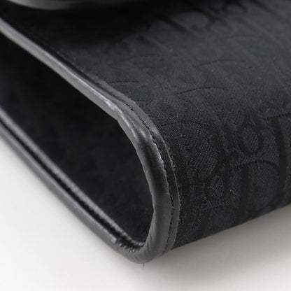 Dior Chain Shoulder Vintage Canvas Black Bag — view 4