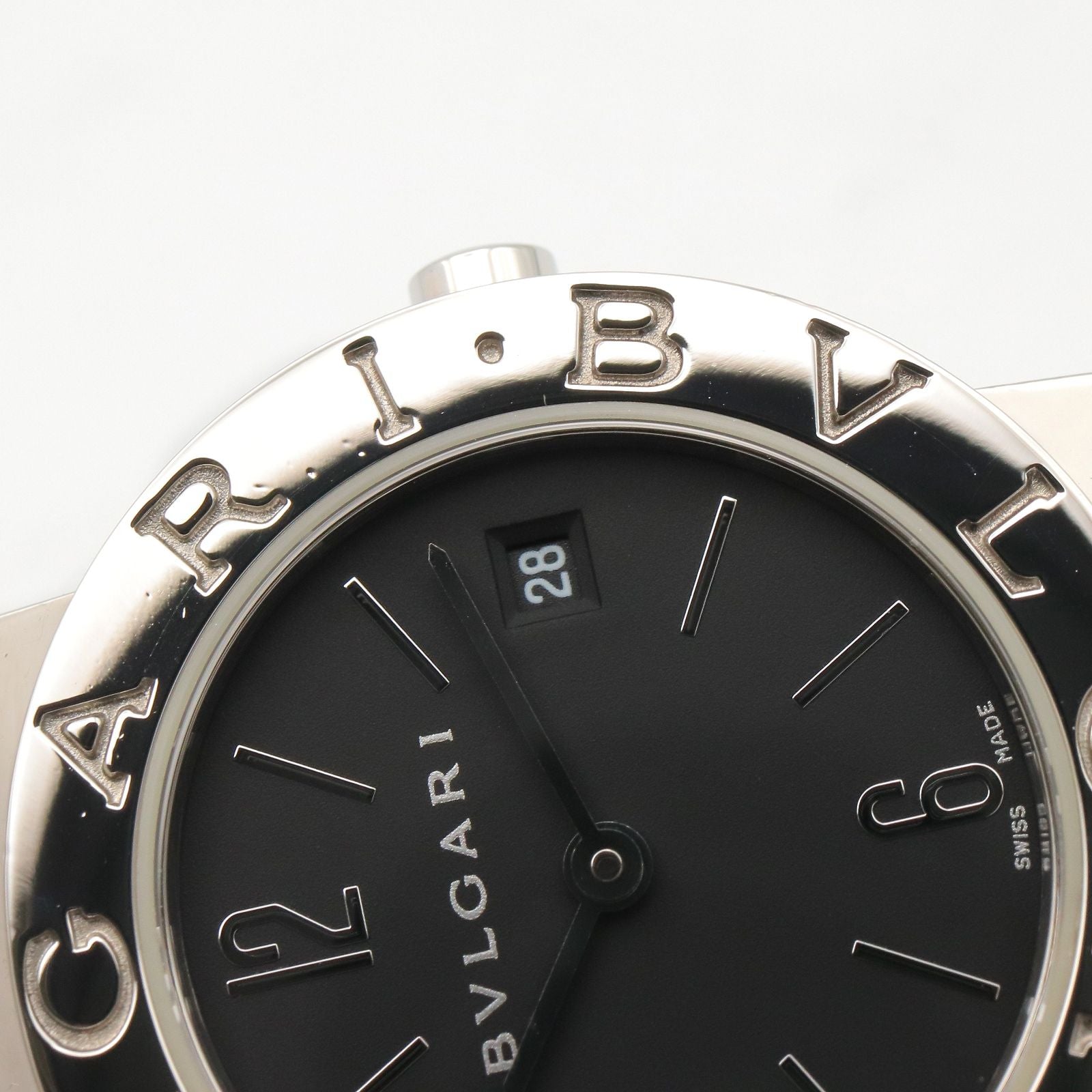 Bvlgari Watch Black Stainless Steel — view 9