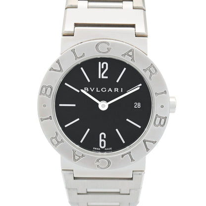 Bvlgari Watch Black Stainless Steel