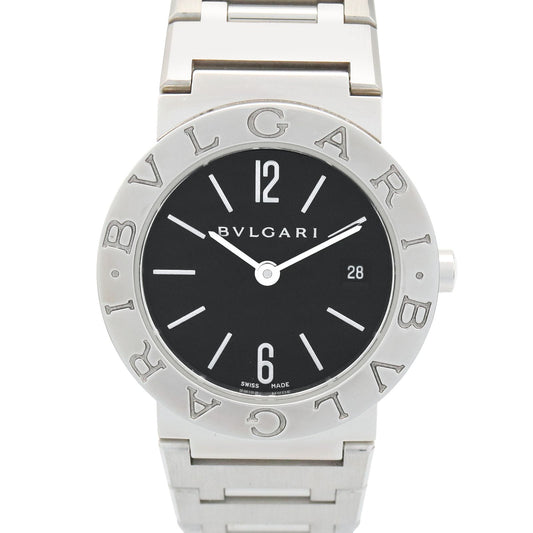 Bvlgari Watch Black Stainless Steel
