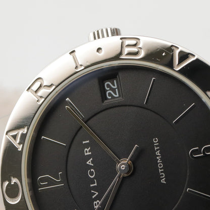 Bvlgari Watch Black Stainless Steel — view 9