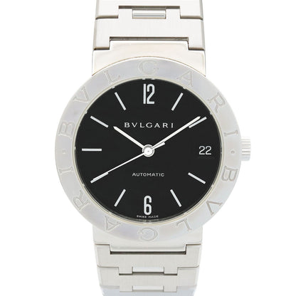 Bvlgari Watch Black Stainless Steel