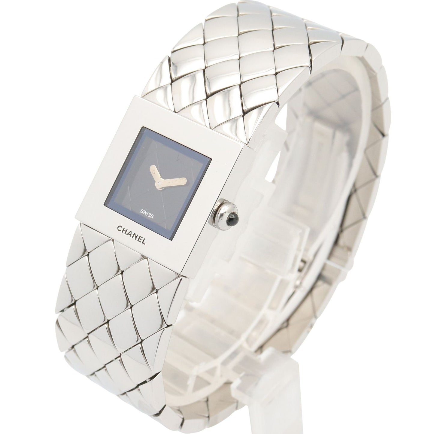 Chanel Watch Quilted Black Stainless Steel — view 2