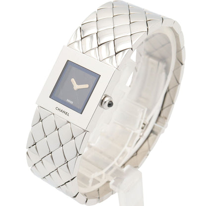 Chanel Watch Quilted Black Stainless Steel — view 2