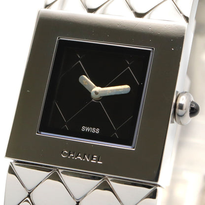 Chanel Watch Quilted Black Stainless Steel — view 3