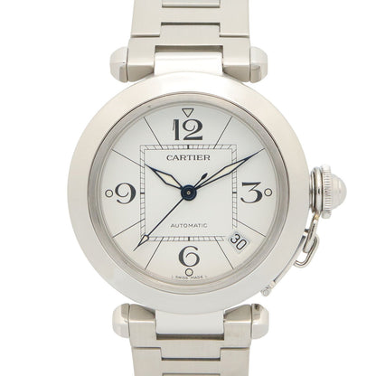 Cartier Watch Pasha C White Stainless Steel Boys