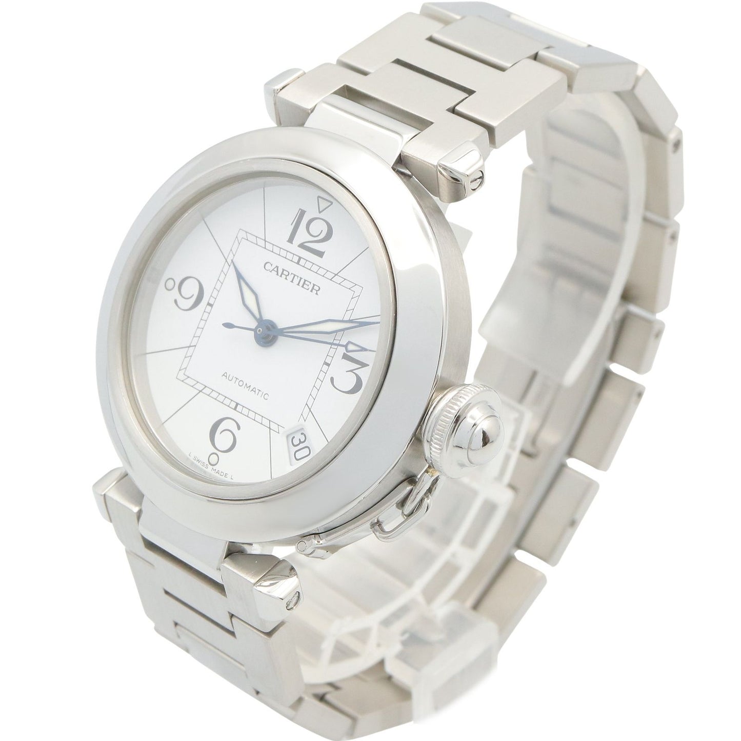 Cartier Watch Pasha C White Stainless Steel Boys — view 2
