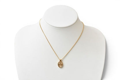 Dior Necklace Pendant Vintage CD Logo Gold — view 7