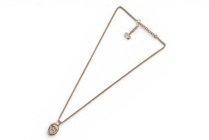 Dior Necklace Pendant Vintage CD Logo Gold — view 2