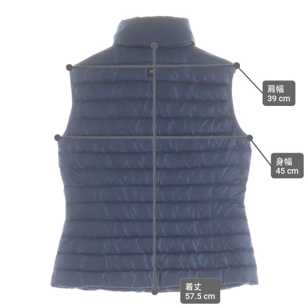 Max Mara Weekend Down Jacket Vest Navy — view 9