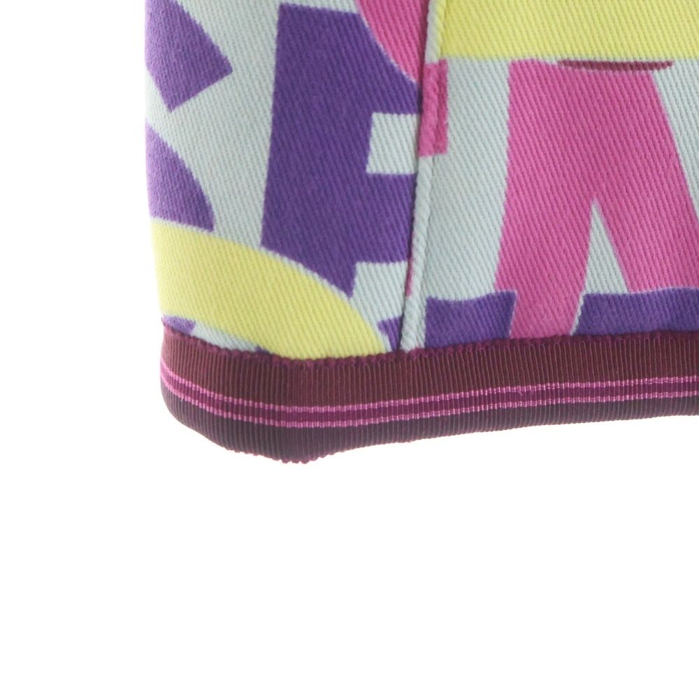 Chanel CC Logo All Over Pattern Jacket Multicolor Cotton — view 5