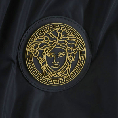 Versace Medusa Reversible Down Jacket Black Yellow — view 5