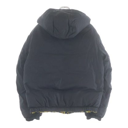 Versace Medusa Reversible Down Jacket Black Yellow — view 2