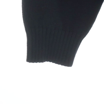 Moncler Maglione Tricot Cardigan Nylon Trim Jacket Black — view 3