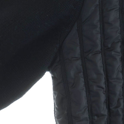 Moncler Maglione Tricot Cardigan Nylon Trim Jacket Black — view 5