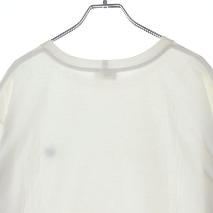 Celine Triomphe One Point Logo Embroidery Crew Neck Short Sleeve T-Shirt Cotton — view 4