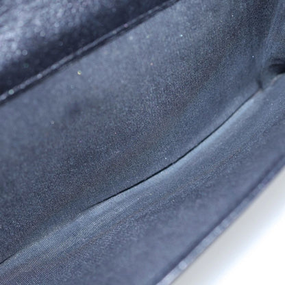 Chanel Camellia CC Logo Leather Wallet Black — view 5