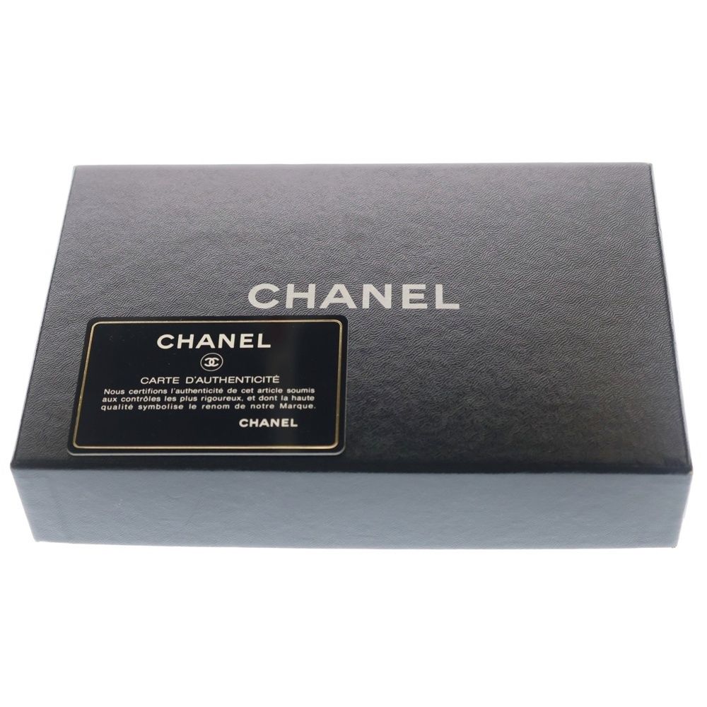 Chanel Camellia CC Logo Leather Wallet Black — view 6