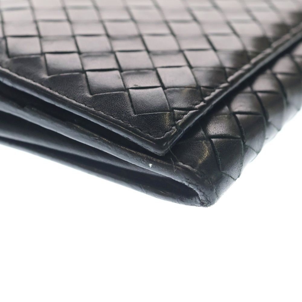 Bottega Veneta Intrecciato Leather Wallet Black — view 6