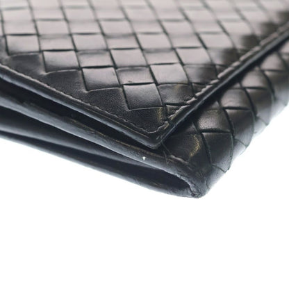 Bottega Veneta Intrecciato Leather Wallet Black — view 6