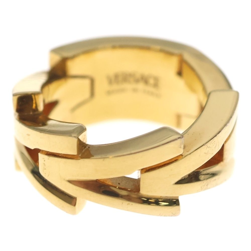 Versace Chain Ring Logo Gold — view 2