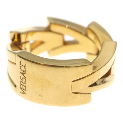 Versace Chain Ring Logo Gold