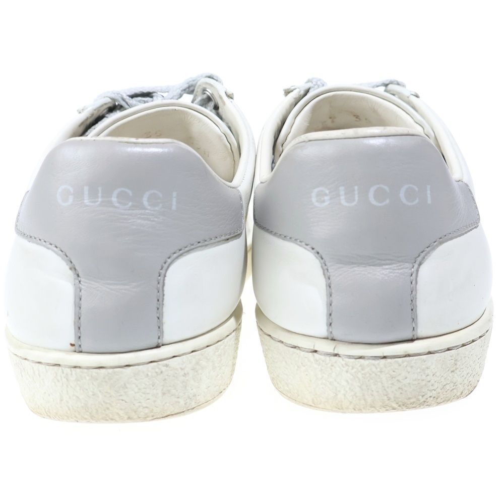 Gucci Interlocking Leather Sneakers White — view 3