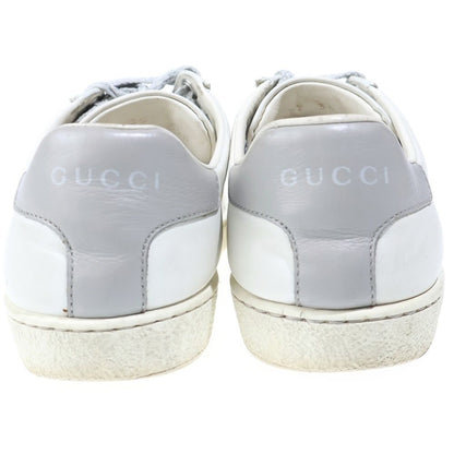 Gucci Interlocking Leather Sneakers White — view 3