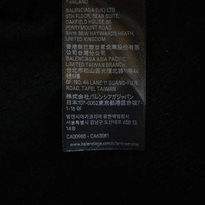 Balenciaga Double Face Wool Knit Sweater Black — view 8