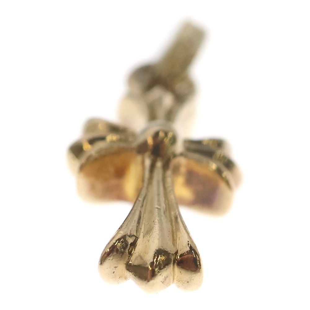 Chrome Hearts 22k Crs Baby Fat Cross Pendant Top Gold — view 5