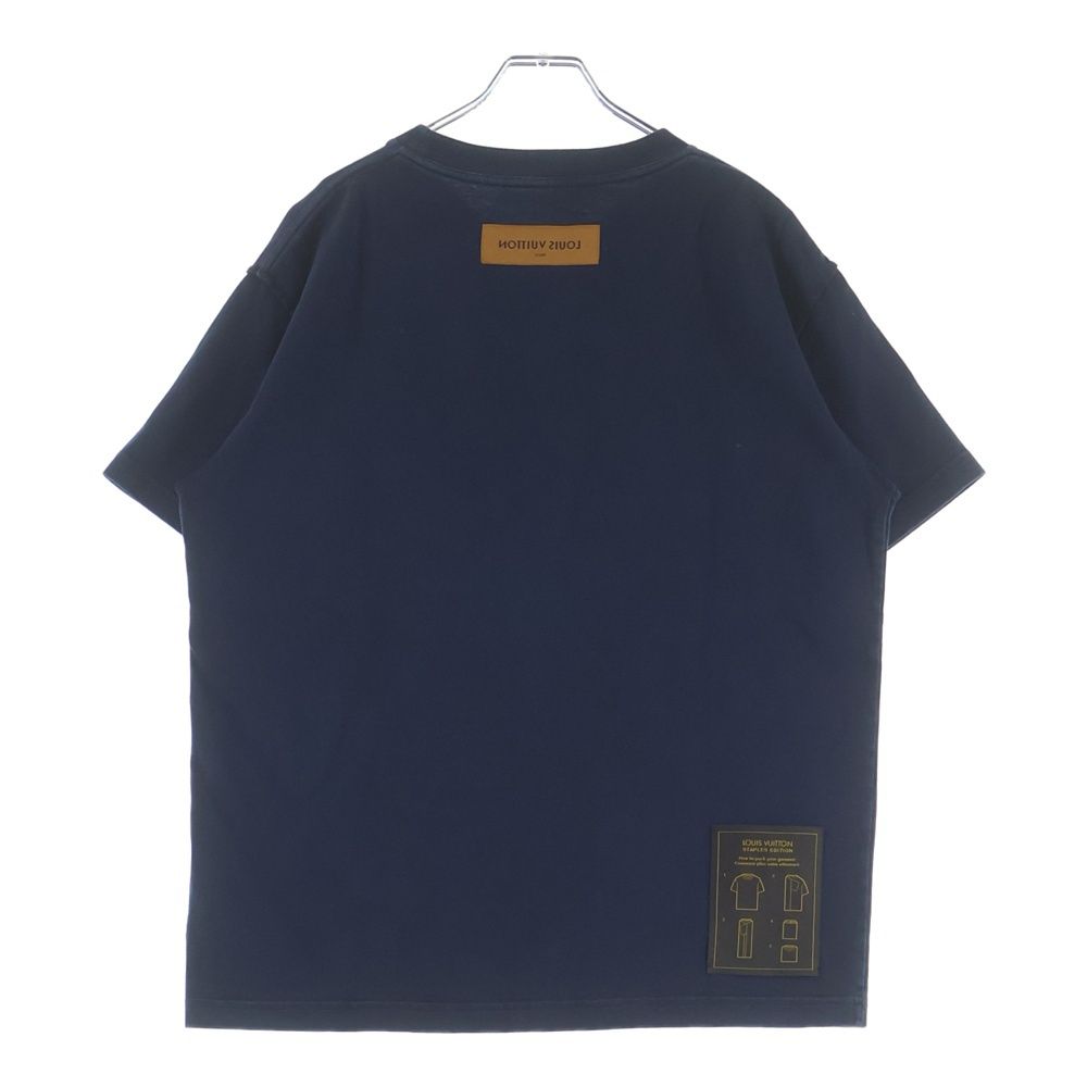 Louis Vuitton Inside Out Crew Neck Short Sleeve T-Shirt Jyn Navy