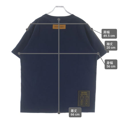 Louis Vuitton Inside Out Crew Neck Short Sleeve T-Shirt Jyn Navy — view 9