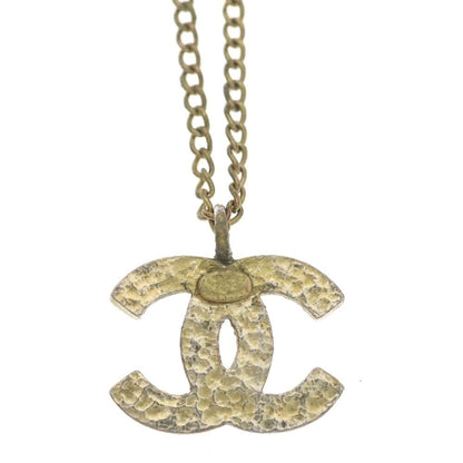 Chanel CC Logo Necklace Gold — view 5