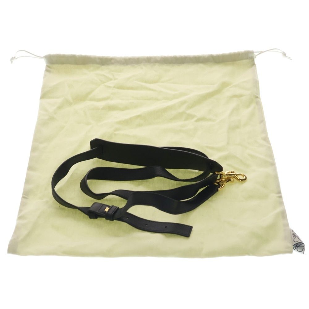 Loewe Puzzle 2-Way Shoulder Bag Black Pink Suede Gold — view 6