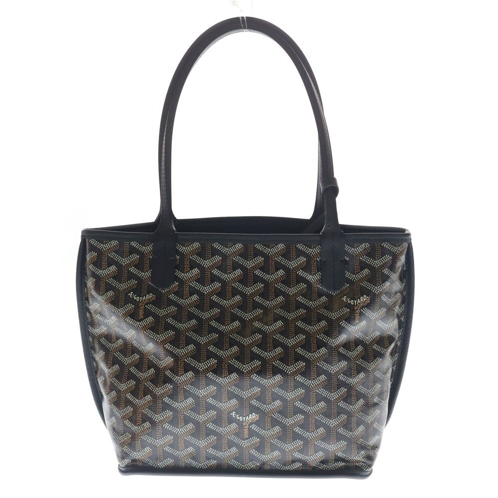 Goyard Anjou Mini Reversible Mini Bag Tote Back Black Leather — view 2
