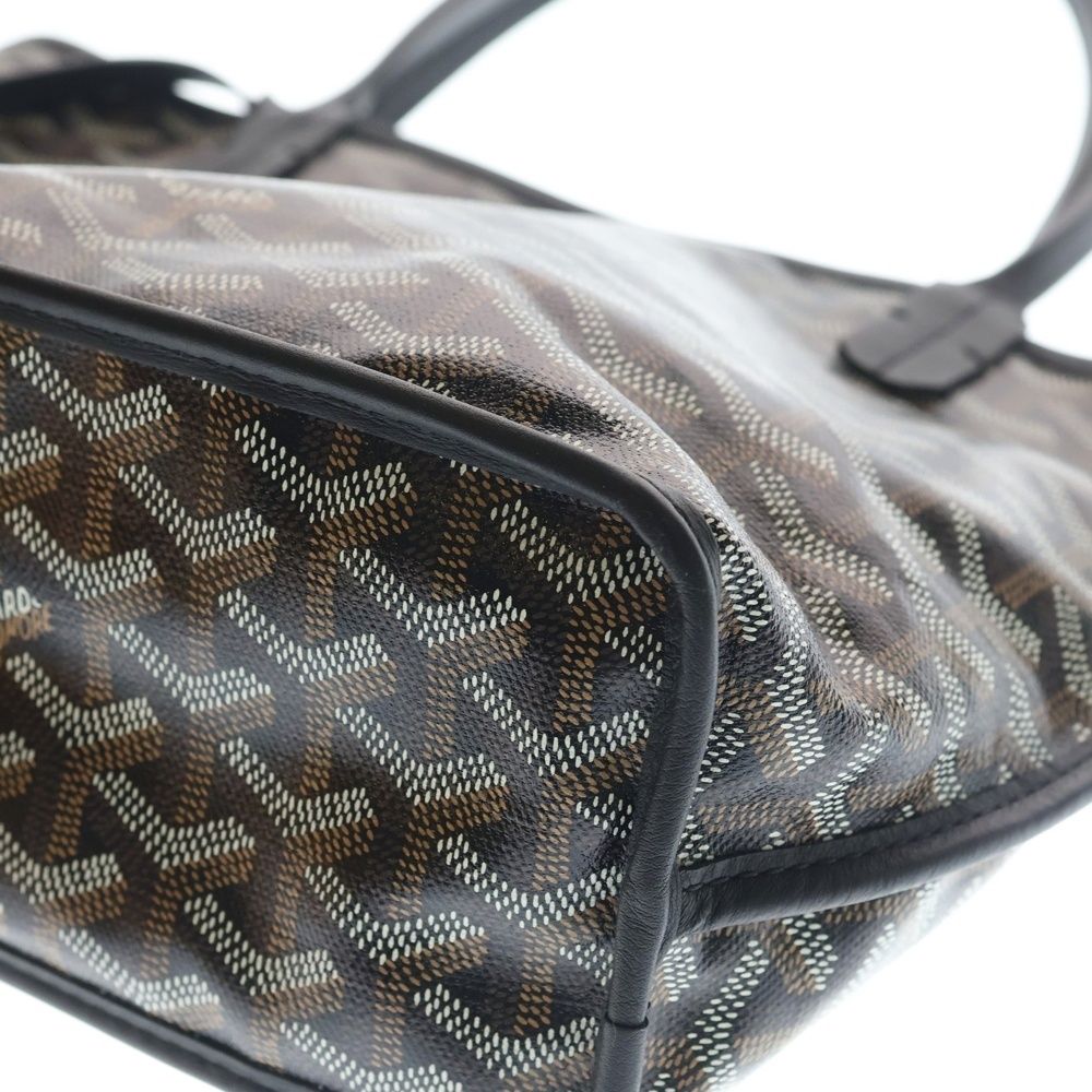 Goyard Anjou Mini Reversible Mini Bag Tote Back Black Leather — view 5