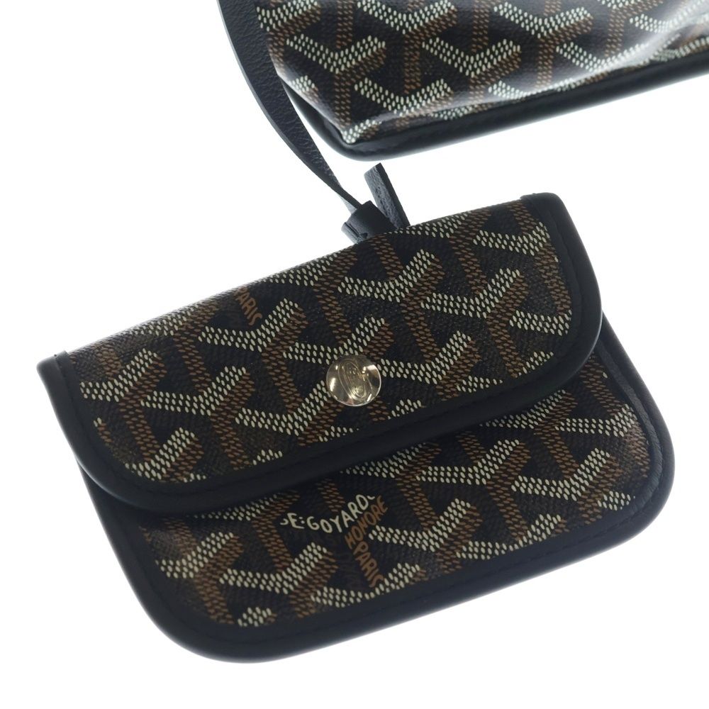 Goyard Anjou Mini Reversible Mini Bag Tote Back Black Leather — view 4