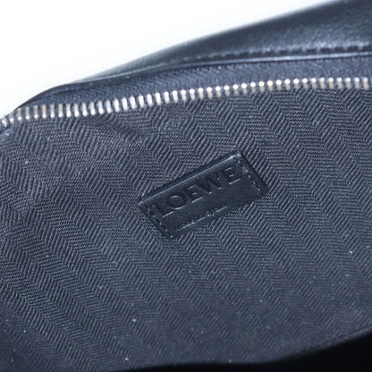Loewe Convertible Sling Waist Bag Black Leather Silver — view 4