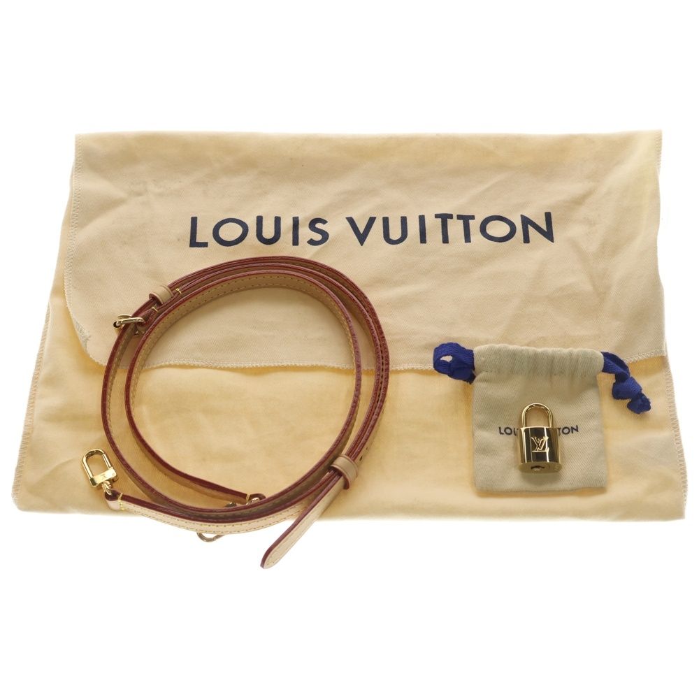 Louis Vuitton Monogram Alma BB 2-Way Shoulder Bag Brown Leather Gold — view 6