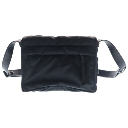Prada Small Padded Re-Nylon Shoulder Bag Black Leather Nylon — view 2