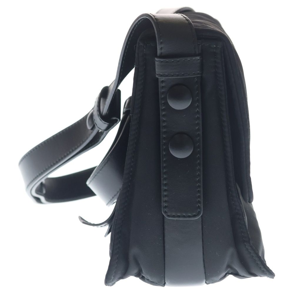 Prada Small Padded Re-Nylon Shoulder Bag Black Leather Nylon — view 3
