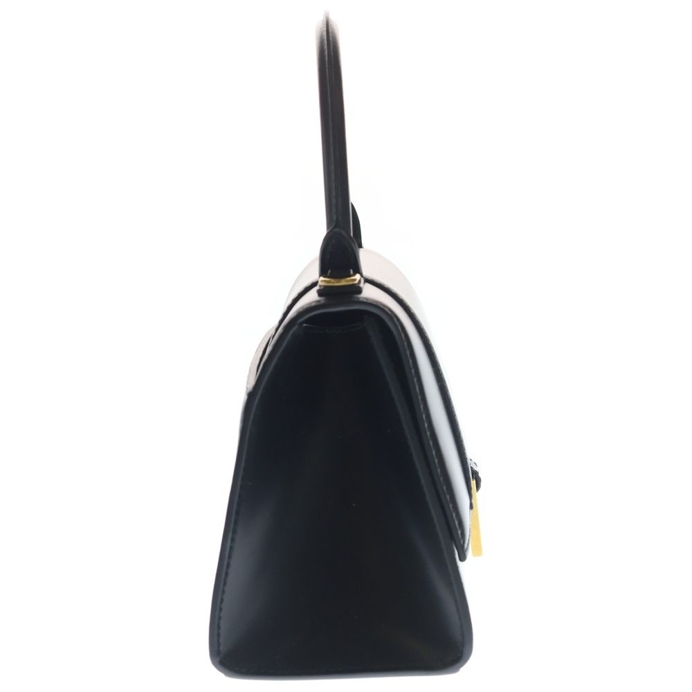 Balenciaga Hourglass Small 2-Way Shoulder Bag Black Leather Gold — view 3