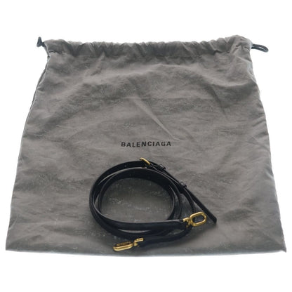 Balenciaga Hourglass Small 2-Way Shoulder Bag Black Leather Gold — view 6