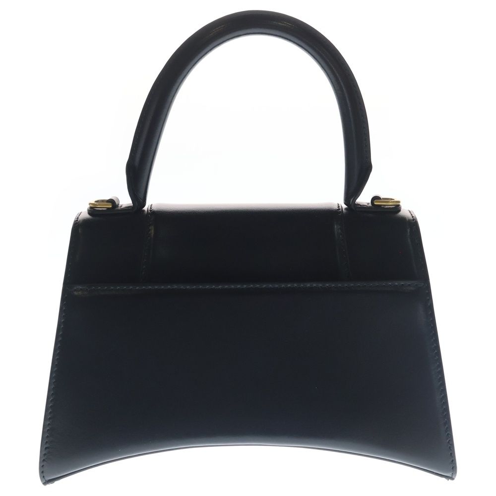 Balenciaga Hourglass Small 2-Way Shoulder Bag Black Leather Gold — view 2