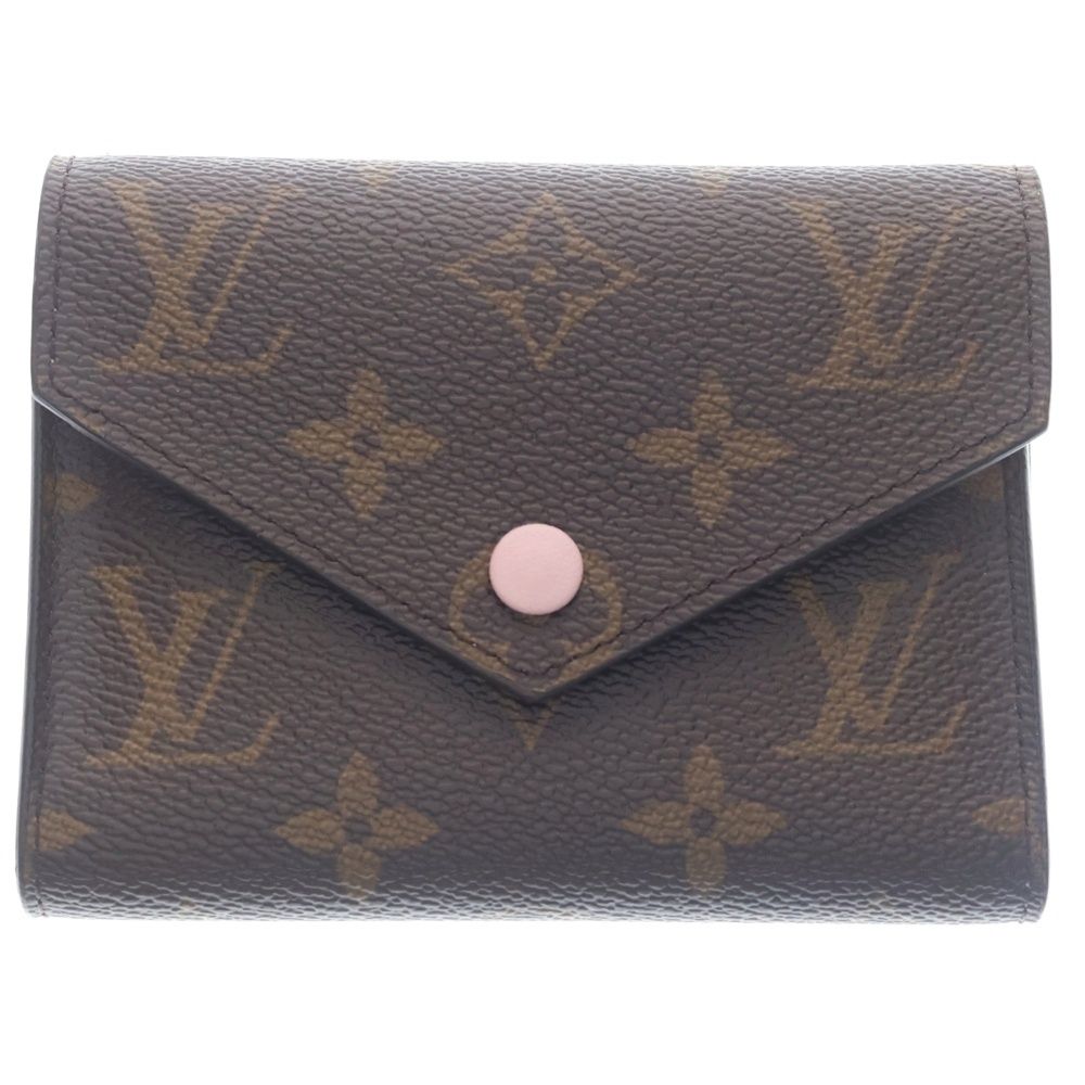 Louis Vuitton Portefeuille Victorine Rosevalerine Monogram Compact Wallet