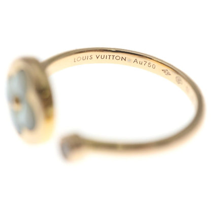 Louis Vuitton Monogram Sunblossom Mini Ring Diamond Shell Pink Gold — view 5